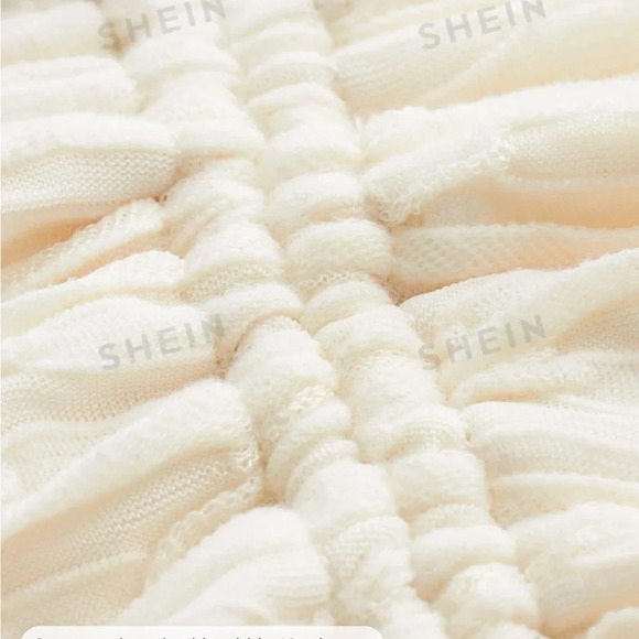 Cream beaded crop top - Picture 4 of 4